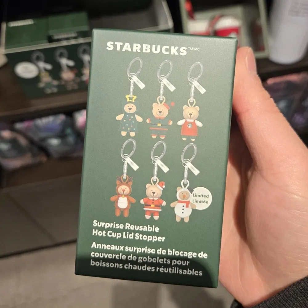 스타벅스 2025 크리스마스 서프라이즈 리유저블 핫컵 리드 스토퍼 랜덤 박스 | 크로켓