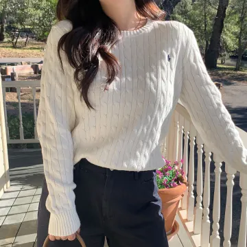 폴로 랄프로렌 보이즈 라운드넥 꽈배기 니트 3컬러 323-702674