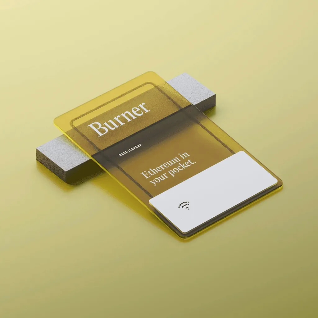 버너 Burner Pro 카드형 이더리움 암호화폐 지갑