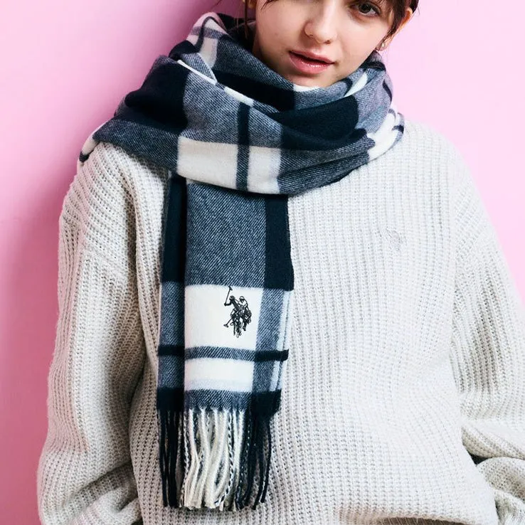 US POLO ASSN Logo Check Muffler 5 Colors USPA-2019 | Croket
