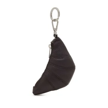 르메르 미니 크로와상 키링 소프트 그레인 레더 Dark Chocolate SL0082-LL0018-br490