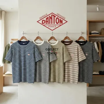 단톤 멀티 스트라이프 포켓 크루넥 반팔 반소매 티셔츠 남성 26SS DT-C0198TCB