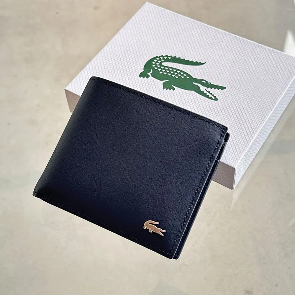 라코스테 레더 카드 코인 홀더 반지갑 NH1112FG | 크로켓