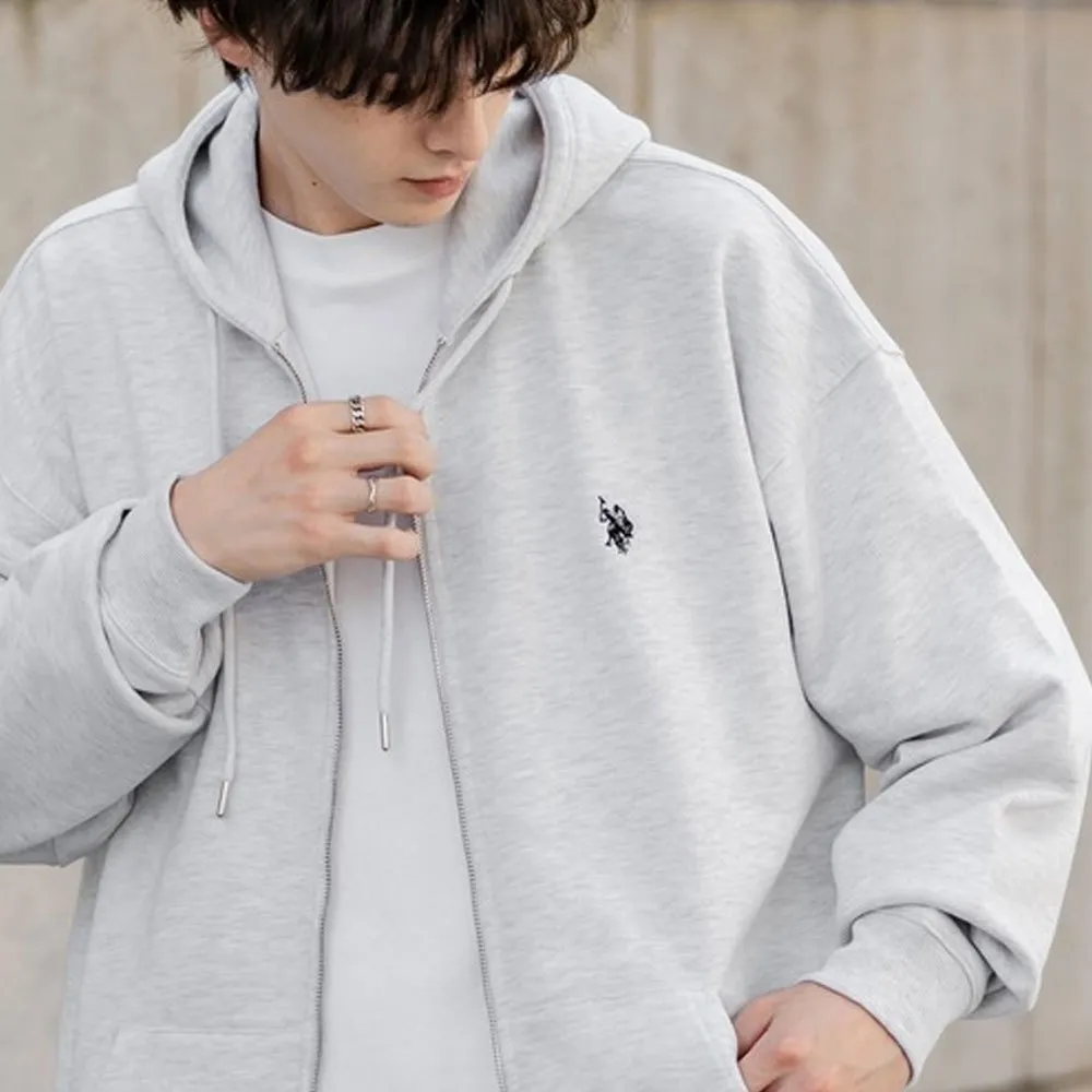 US POLO ASSN 폴로 자수 남성 여성 기모 후드 집업 자켓 남녀공용