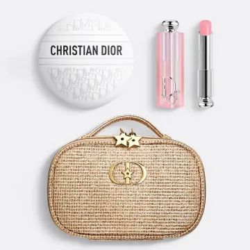 디올 뷰티 케어 리츄얼 홀리데이 기프트 세트 파우치 립 글로우 르 밤 핸드 크림