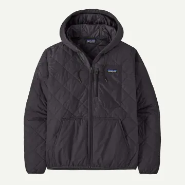 파타고니아 다이아몬드 퀼티드 봄버 후드 패딩 블랙 Patagonia Diamond Quilted Bomber 27611