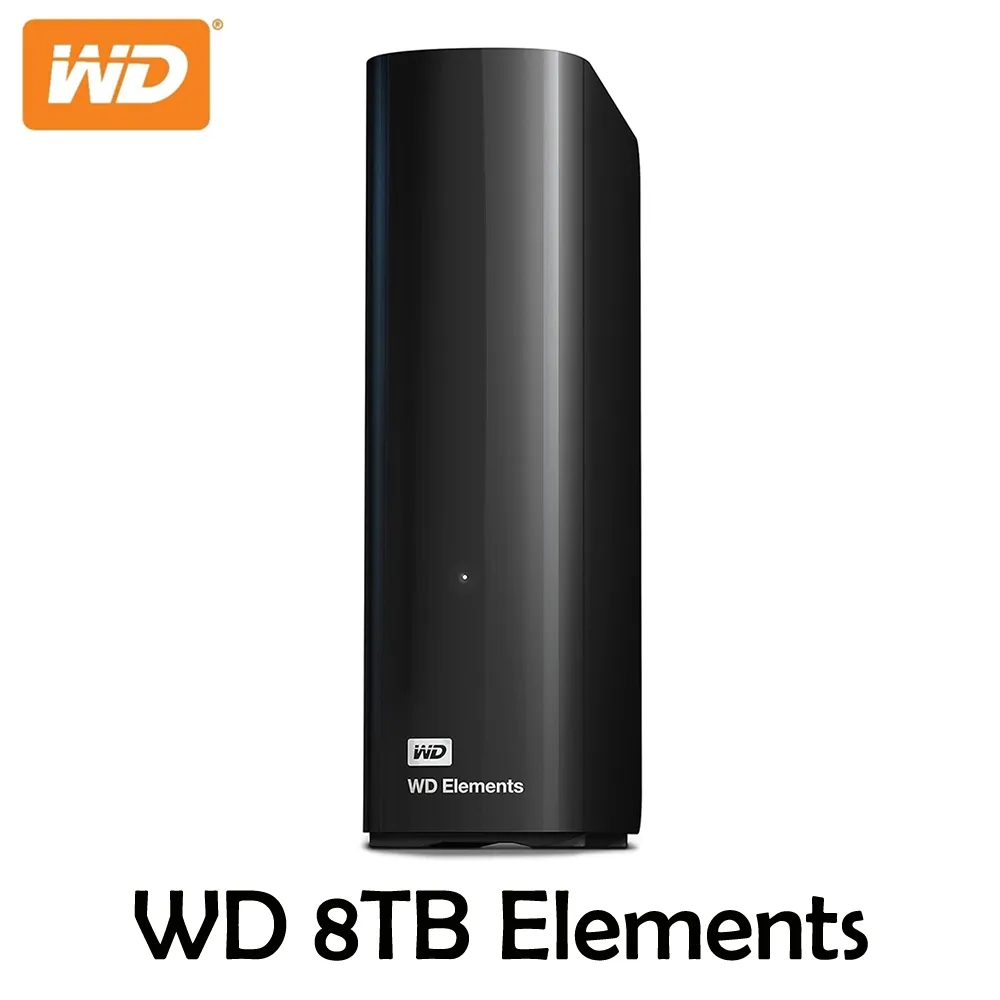 [해외] 웨스턴디지털 8TB 엘리먼트 데스크탑 외장하드 드라이브 USB 3.0