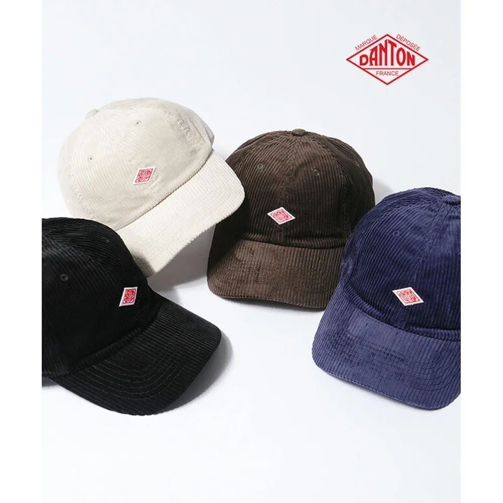 단톤 DANTON 남녀 공용 코듀로이 6패널 캡 볼캡 모자 4컬러 DT-H0227CDU