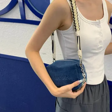 디올 뷰티 미니 파우치 미니 스퀘어백 화장품 가방 trousse 숄더백 크로스백