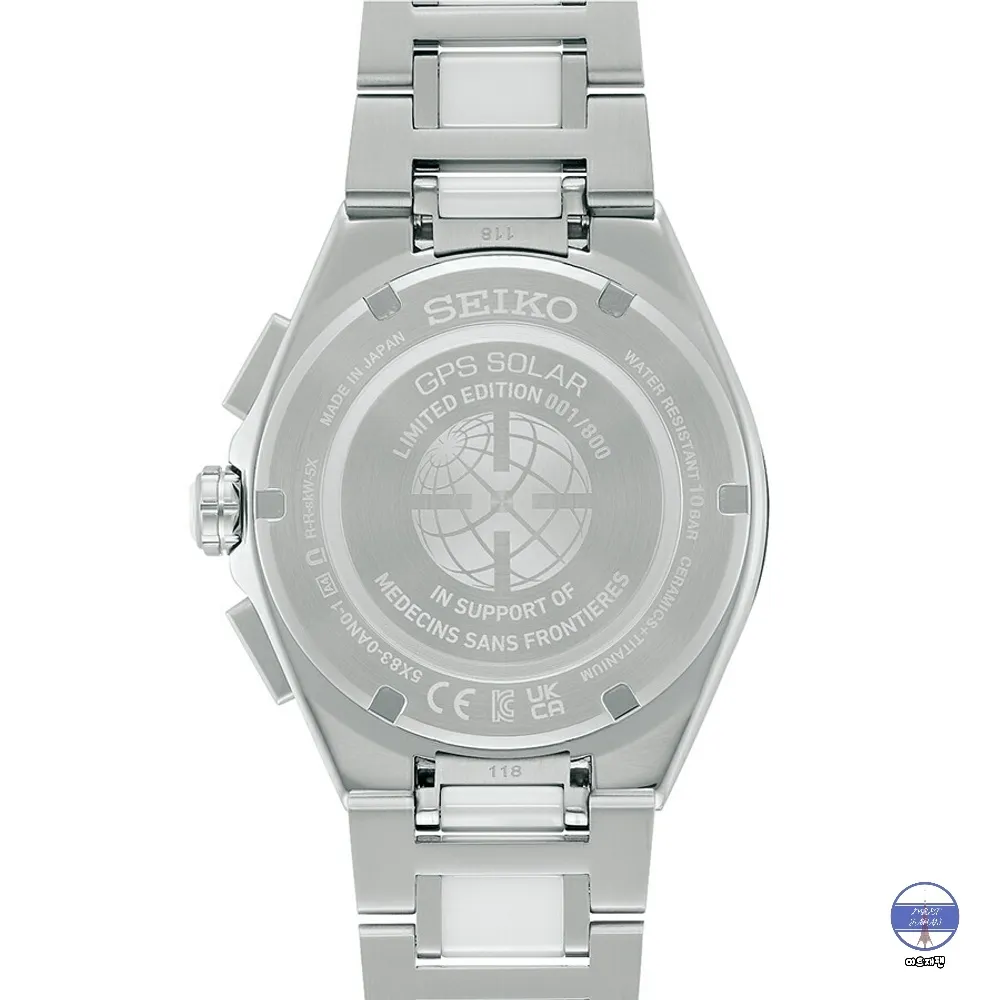 세이코 아스트론 넥스터 국경없는 의사회 콜라보 남성 메탈 손목 시계 티타늄 SBXC173 | 크로켓