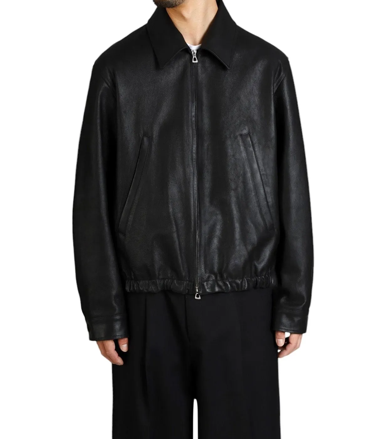 YOKE 요크 ⁄ LEATHER ZIP BLOUSON ⁄ YK25SS0903B | 크로켓 YORK 