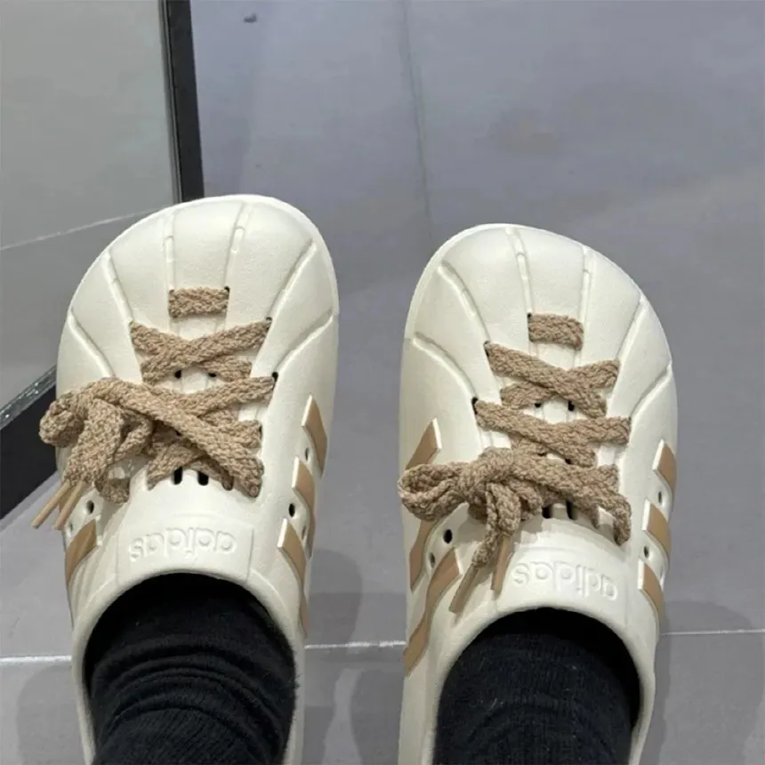 아디다스 아딜렛 클로그 슬라이드 뮬 슬리퍼 JQ2117