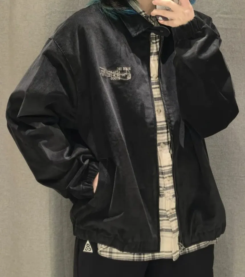 나이키 스포츠웨어 해링턴 코듀로이 집업 자켓 HV4774-045