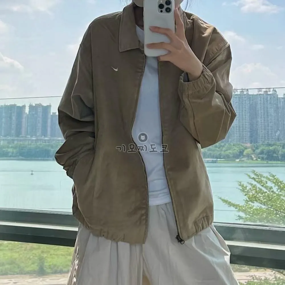 나이키 NSW 해링턴 코듀로이 골덴 집업 자켓 베이지 DX9071-247