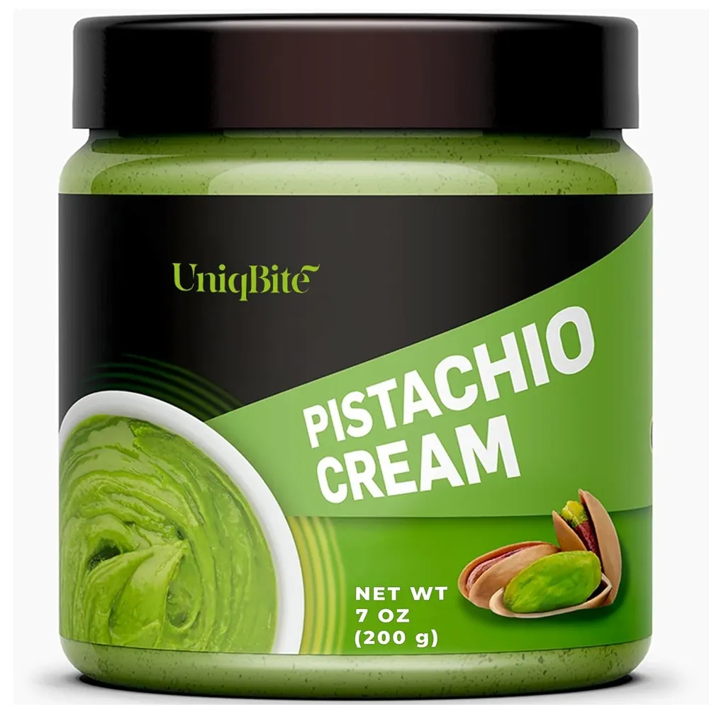 UNIQBITE 피스타치오 시칠리안 크림 스프레드 잼 200g