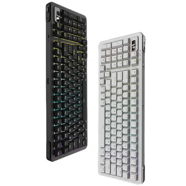 Royal Axe [해외] Royal Axe D98 3모드 기계식 키보드 GASKET  TTC골드핑크 V2축