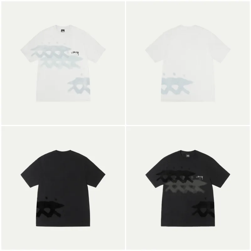 [전세계 품절/수량확보] 스투시 남녀공용  반팔 티셔츠 LOW TIDE TEE PIGMENT DYED [25년 5월 신상]