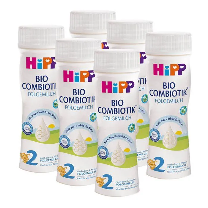 <b>힙</b> [해외] <b>힙</b> HIPP 액상<b>분유</b> <b>2단계</b> 200ml 6병 독일내수용