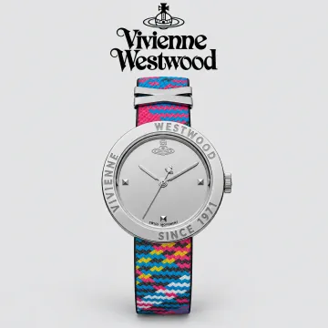 비비안웨스트우드 레벨 30mm 실버 멀티컬러 손목시계 VV303SLMT