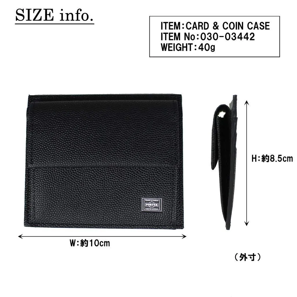 요시다 포터 Porter ABLE 카드 코인 케이스 지갑 네이비 030-03442