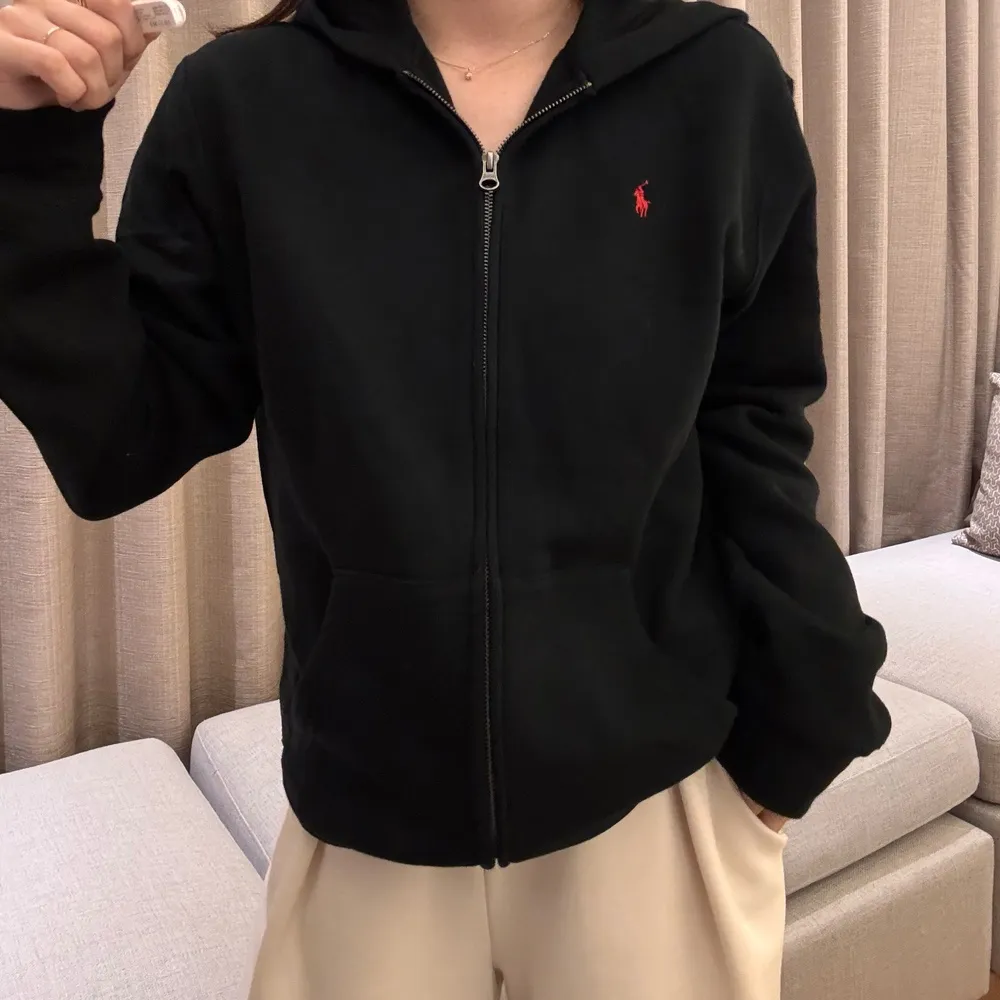 폴로 랄프로렌 빅 보이즈 여성 기모 후드집업 백화점 블랙 그레이 백화점 정품 QR