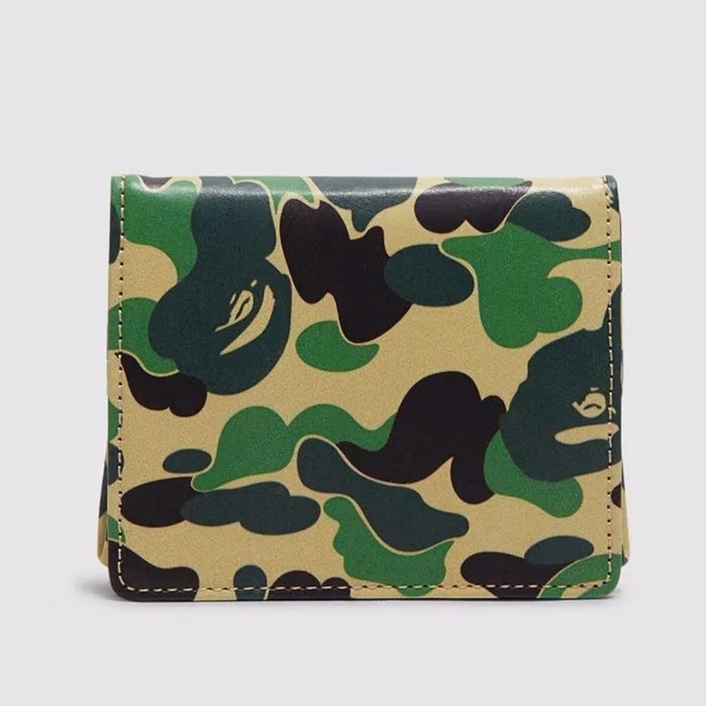 베이프 ABC 카모 코인 케이스 동전지갑 그린