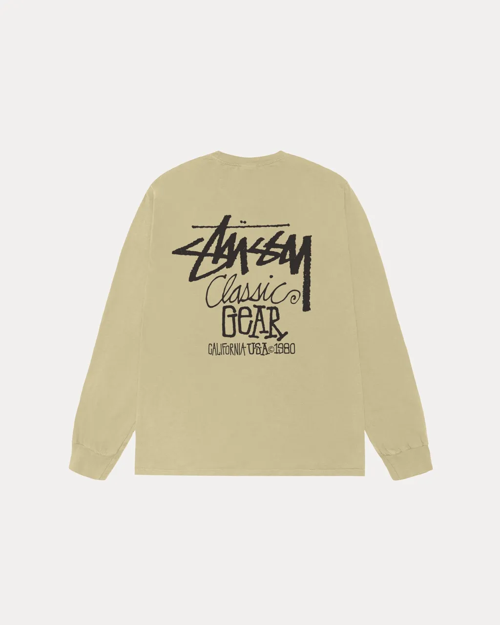 색상재입고/스투시긴팔티] STUSSY CLASSIC GEAR LS TEE PIGMENT