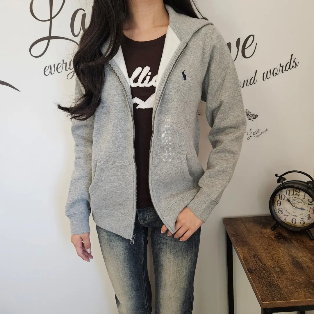 수량한정특가 폴로랄프로렌 여성 보이즈 후리스 기모 후드집업 후디