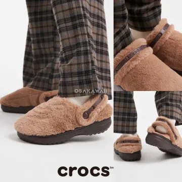 크록스 클래식 언퍼게터블 클로그 겨울 샌들 슬리퍼 남녀공용 밀크 초콜릿 211116 2JJ