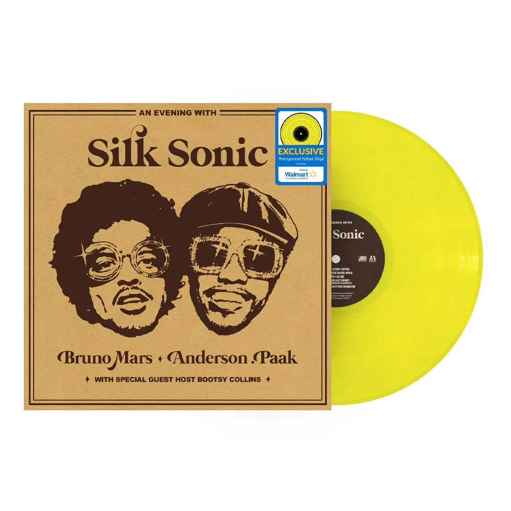 브루노 마스 앤더슨 팩 실크 소닉 엘피 투명 옐로우 LP 한정판 | Croket