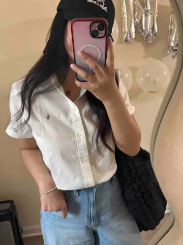 백화점 폴로랄프로렌 빅보이즈 여성 멀티포니 반팔셔츠