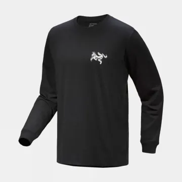 아크테릭스 크래그 SL 코튼 버드 타일 롱슬리브 셔츠 블랙 아크틱 실크