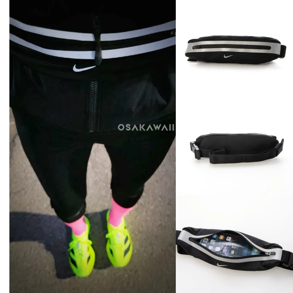 나이키 슬림 웨이스트백 30 마라톤 런닝 러닝 벨트 블랙 RN8064-082