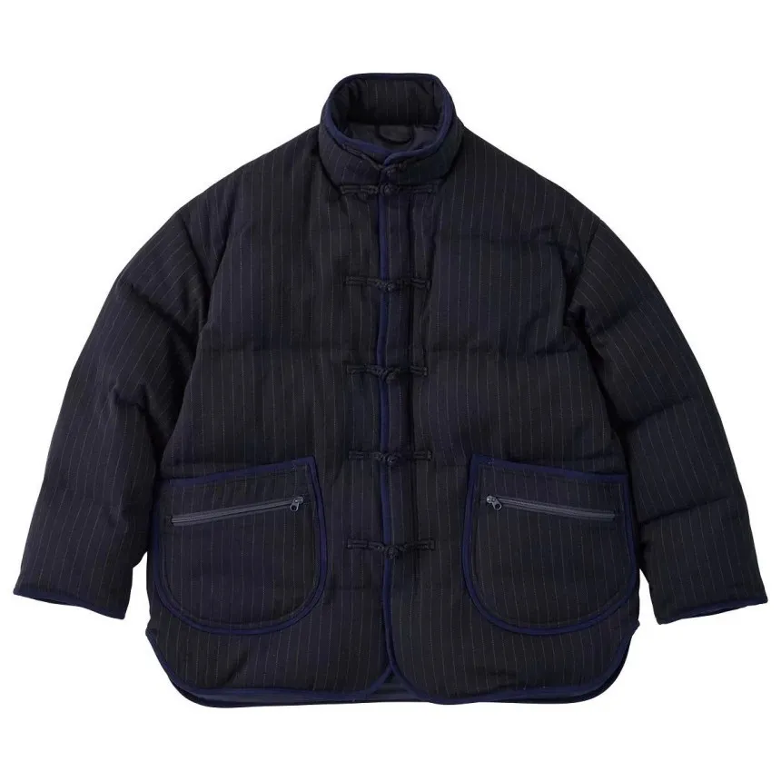 PORTER CLASSIC 포터클래식 PIN STRIPE CHINESE DOWN JACKET 3 컬러