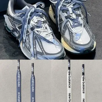 뉴발란스 M1906AD 전용 신발끈 1906 레터링끈 네이비 화이트 정품