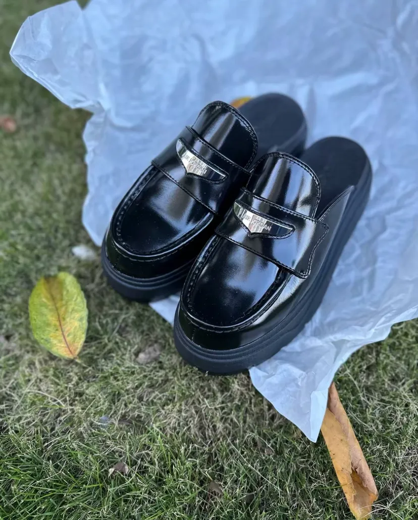 무료배송 나이키 W 에어 조던 키높이 뮬 로퍼 슬리퍼 블랙 실버 HJ4292-001