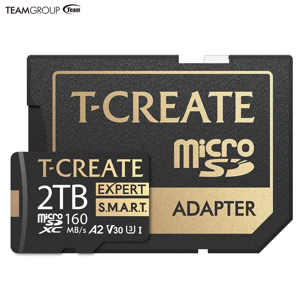 팀그룹 [해외] 팀그룹 T-Create 스마트 A2 마이크로SDXC 메모리카드 2TB