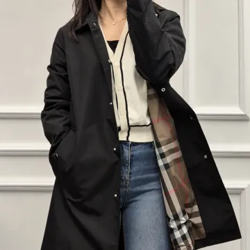 관부가세포함 - 버버리 옥스클로즈 OXCLOSE 체크 후드 여성 트렌치코트 2색상 81041851 81041861