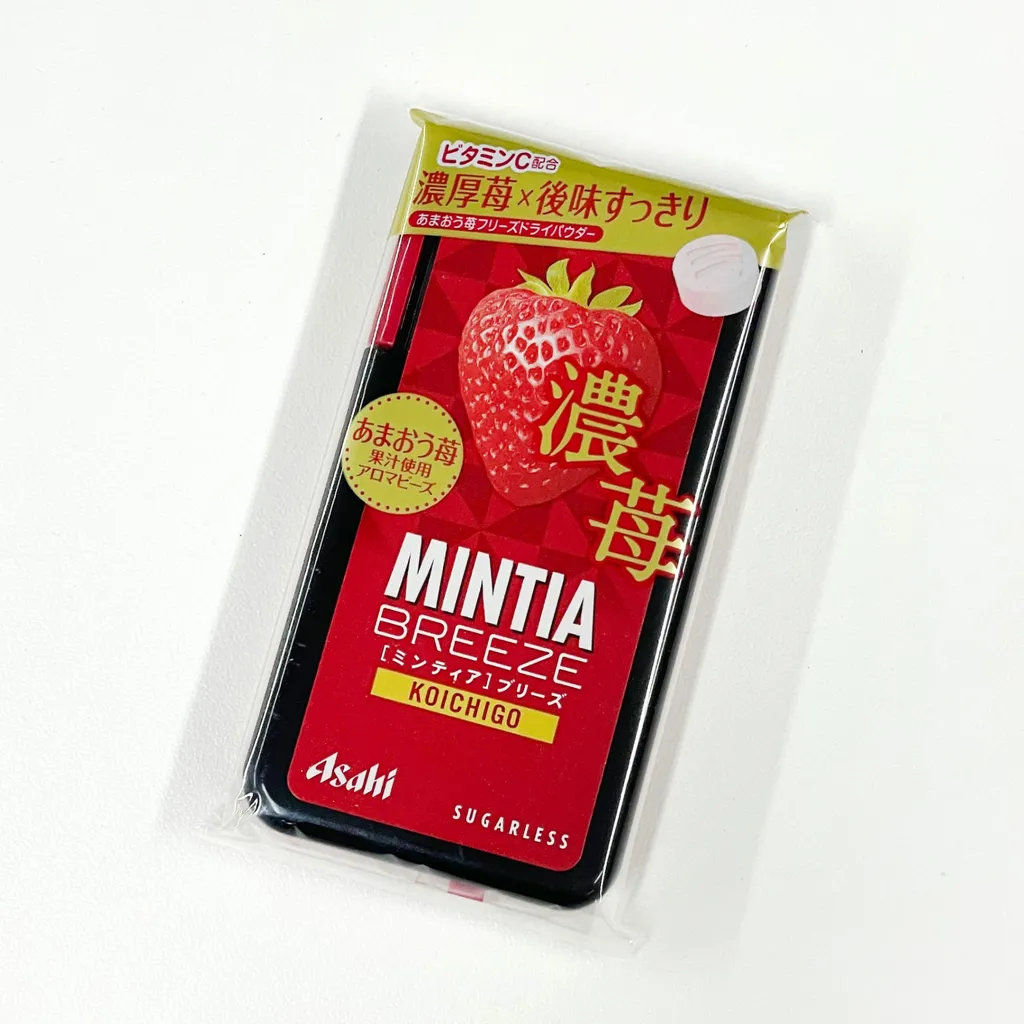 아사히 민티아 브리즈 딸기 22g 30개입 일본 구강 청결 사탕