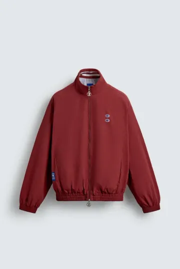 자라 x 챔피온 테크니컬 패치 자켓 레드