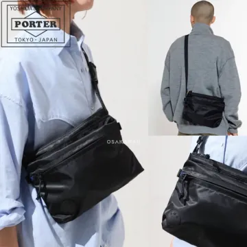 요시다 포터 PACKS 스트롤 백 크로스백 숄더백 남녀공용 블랙 996-26105