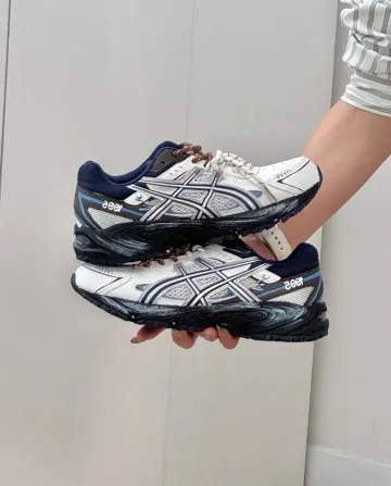 아식스 젤 170 TR 커스텀 운동화 화이트 블루 공용 1023A054-100