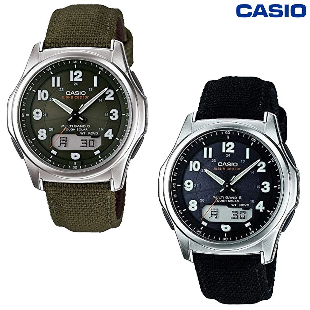 카시오 [해외] 카시오 CASIO 전파 시계 멀티밴드6 태양광 시계 WVA-M630B 1AJF 3AJF 그린