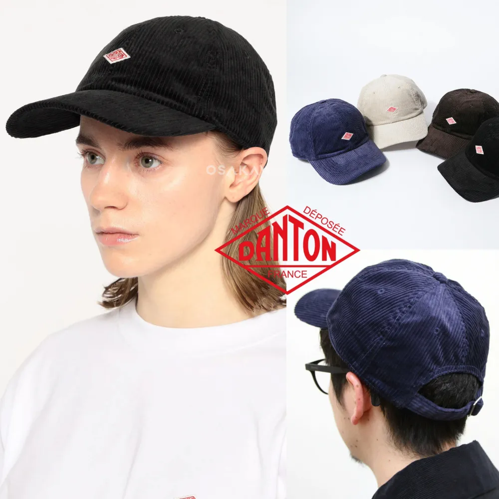 단톤 로고 6패널 코듀로이 겨울 캡모자 야구모자 남녀공용 DT-H0227CDU