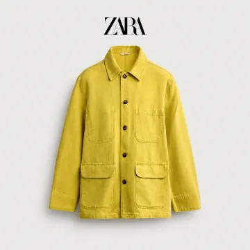 ZARA  자라 워싱 스트럭처 릴렉스핏 오버셔츠 6887/100/300
