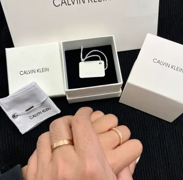 - 2개 세트 - CK 캘빈클라인 1+1 한정 - 각인 서비스 - CK  커플링 반지 브랜드 반지 학생 직장인 10대 20대 30대