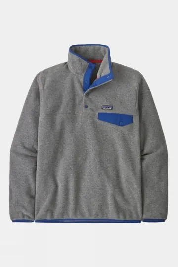 파타고니아 라이트웨이트 신칠라 스냅-T 플리스 풀오버 니켈 블루 25551