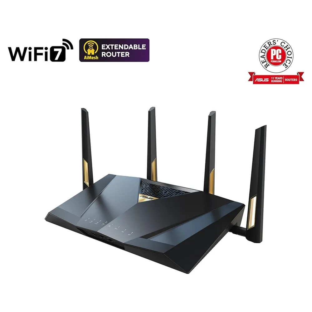 [해외] 에이수스 RT-BE88U 듀얼 밴드 WiFi 7 AiMesh 확장형 고성능 라우터