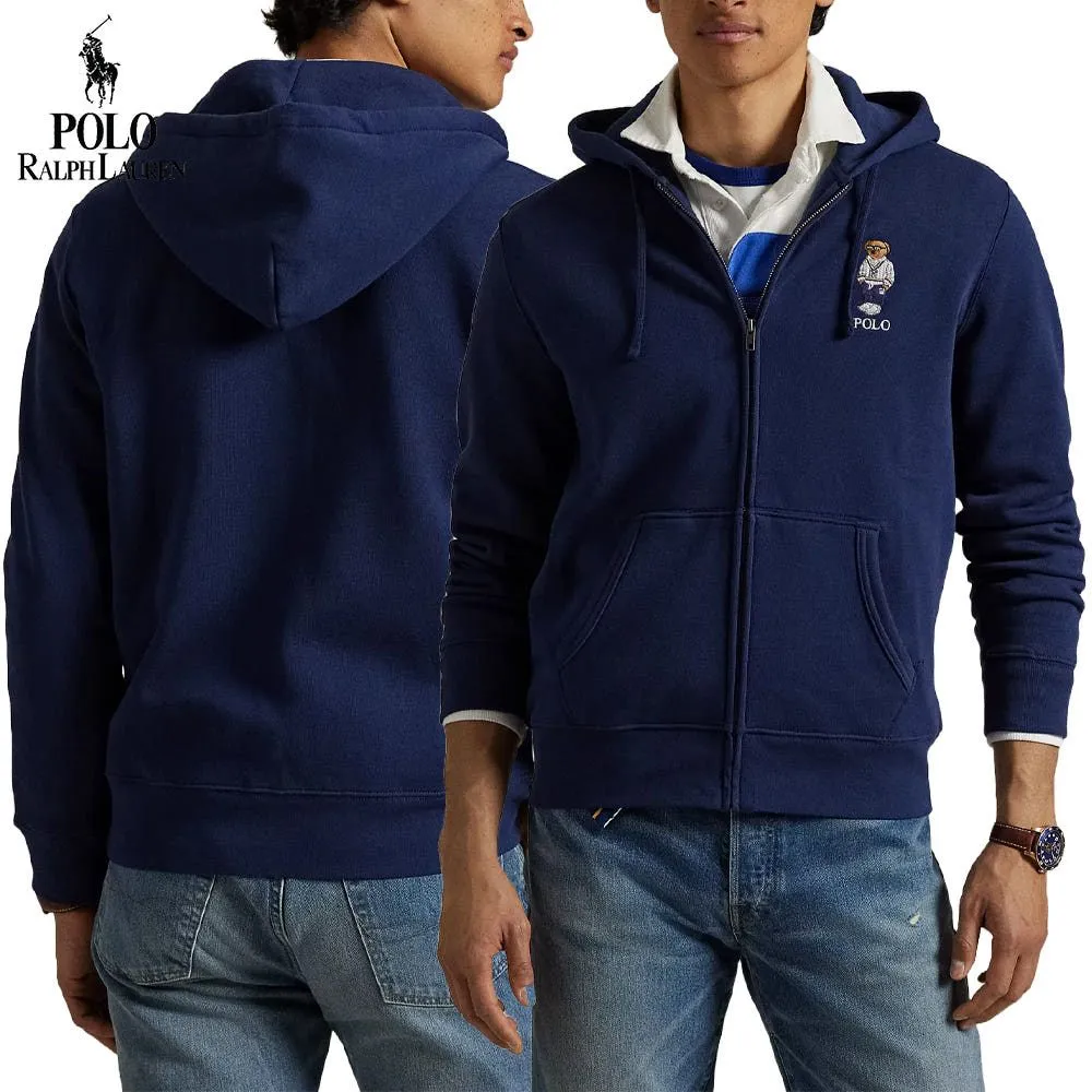 폴로랄프로렌 집업 폴로 베어 플리스 풀집업 후드 자켓 풀집업 캐주얼 점퍼