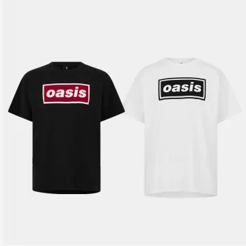 1+1 2개 / 리바이스 x 오아시스 데카 로고 티셔츠 블랙 화이트 세트